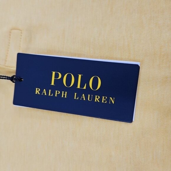 Polo Ralph Lauren 100% Cotton Polo Shirt Men's 4XLT Yellow NEW Flesh Pony NWT - Picture 9 of 16